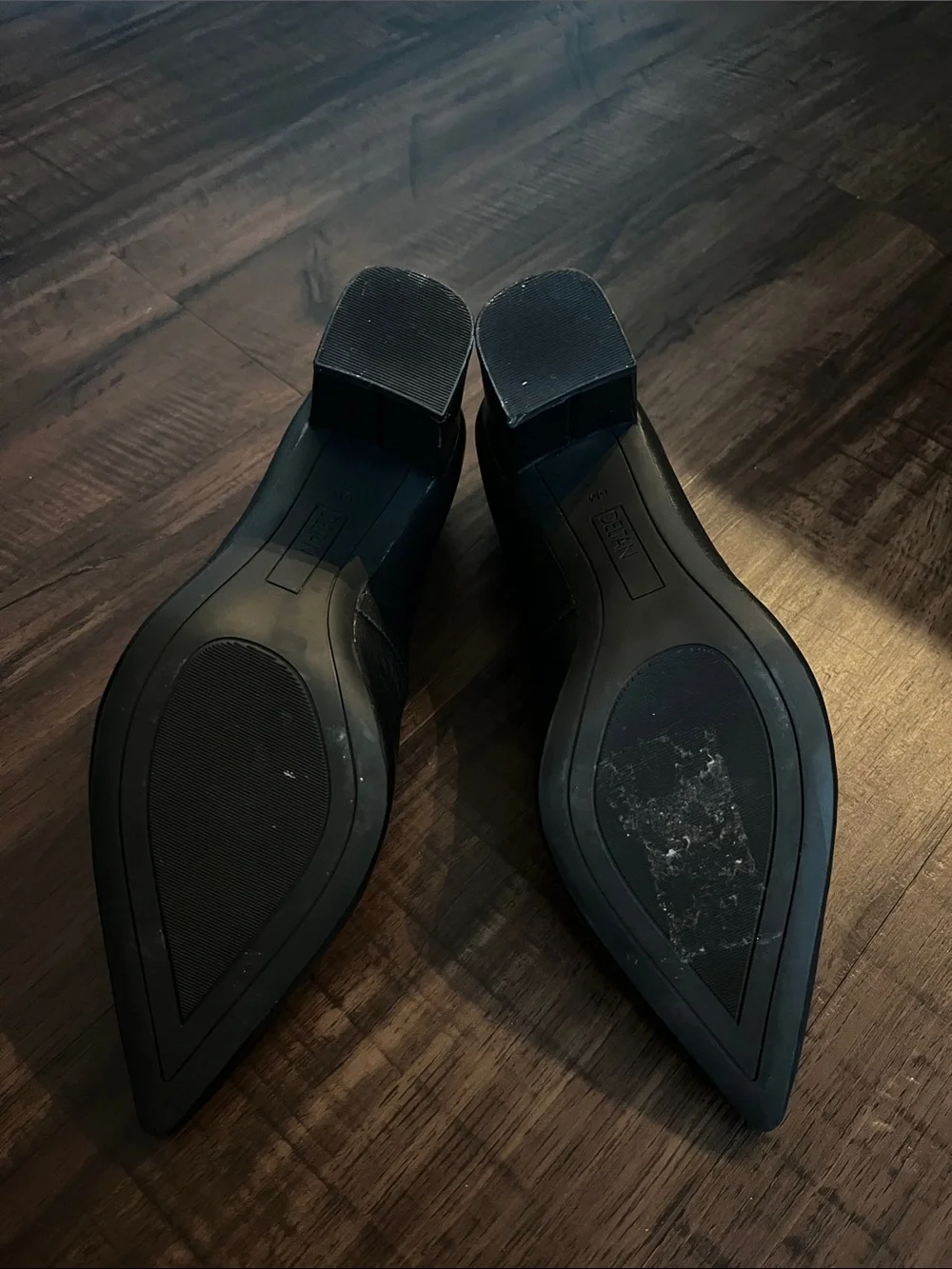 Black Pointed-Toe High Heels